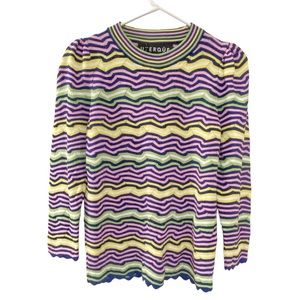 Uterque Colorful Striped Sweater
